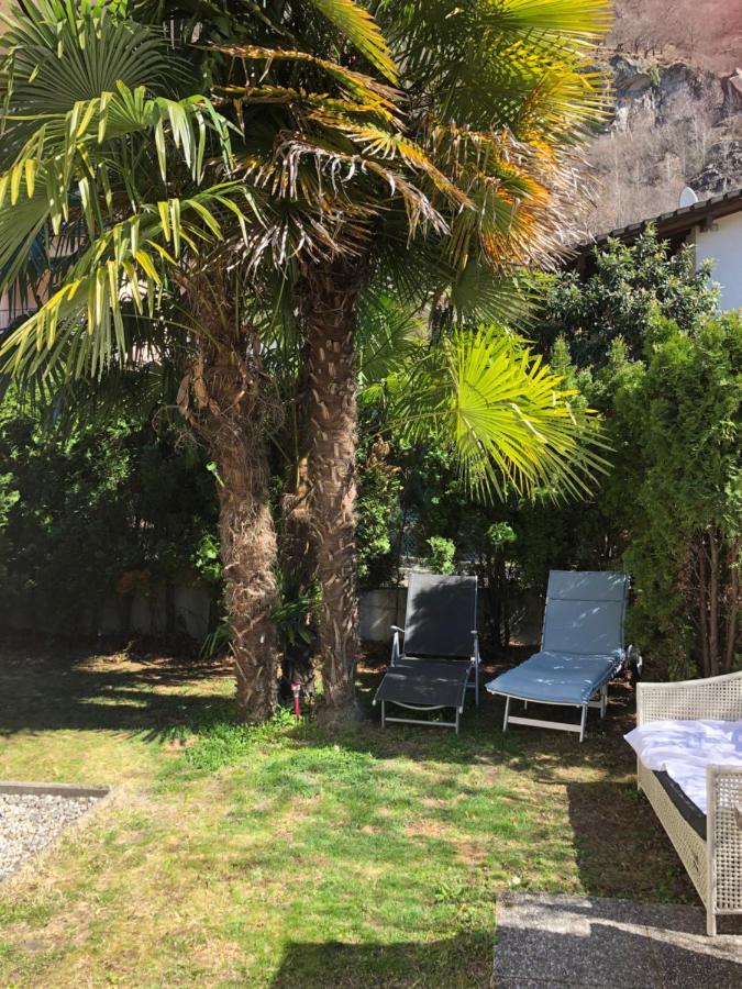 Gemuetliche Ferienwohnung Mit Garten Biasca Dış mekan fotoğraf